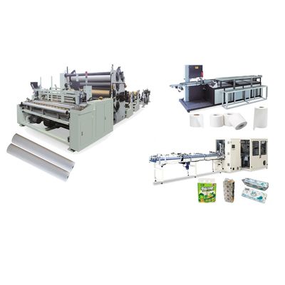 Steel PLC Controlled Toilet Tissue Manufacturing Facility With Touch Screen Operation