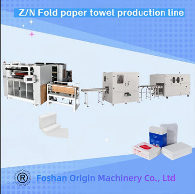 Z/N Máy quấn khăn tay gấp với chất keo lớp phủ