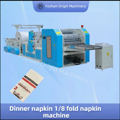 Máy sản xuất khăn ăn giấy 1-3 lớp gấp 1/8