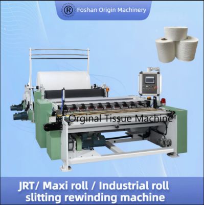 Máy cuốn giấy vệ sinh cuộn lớn 200-300 mét / Tốc độ phút