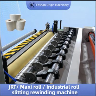 JRT Industrial Roll Rewinding Line với On Line Slitters cho các sản phẩm mô mềm và hấp thụ