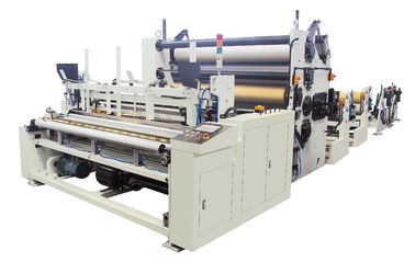 Máy gấp khăn giấy 15KW, Hệ thống cán keo cuộn vệ sinh lớn