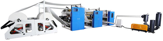 Dây chuyền sản xuất khăn giấy nhà bếp gấp nếp V Fold