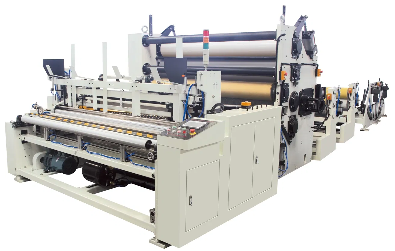 Dây chuyền sản xuất tự động giấy vệ sinh / giấy ăn Jrt Maxi Rewinding 0