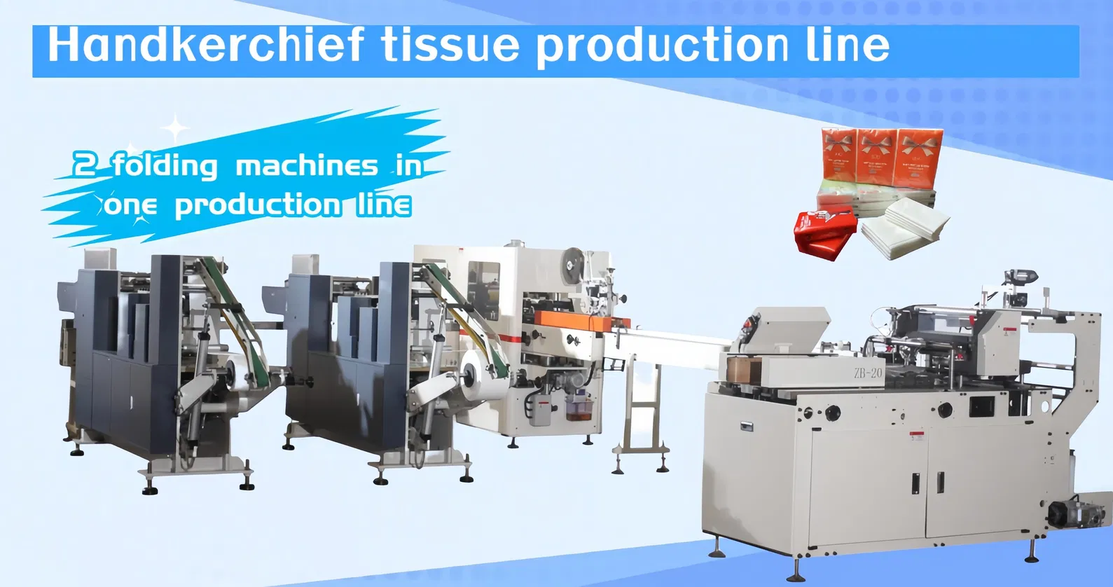 Máy đóng gói bó tốc độ cao cho giấy ăn bỏ túi tự động, bọc dễ dàng, cài đặt thông số màn hình cảm ứng 0
